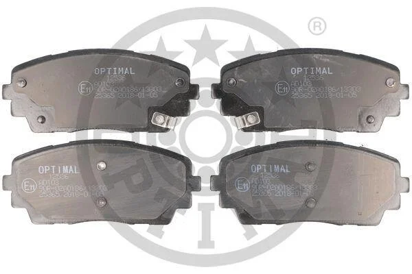 Тормозные колодки передние дисковые Optimal BP-12536 (фото 1)