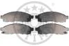 Тормозные колодки передние дисковые Optimal BP-12537 (фото 1)