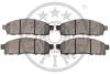Тормозные колодки передние дисковые Optimal BP-12537 (фото 2)