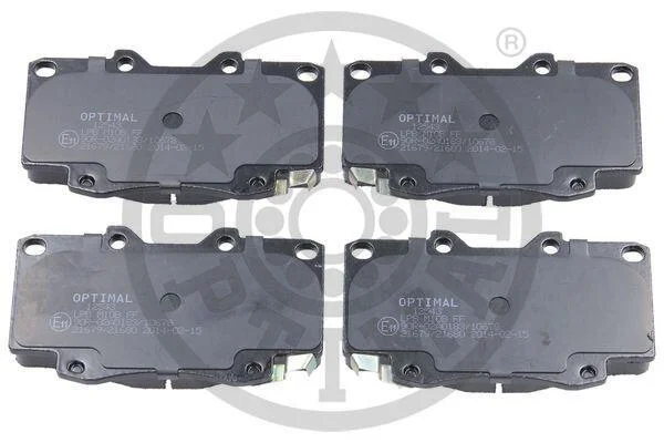 Гальмівні колодки передні дискові Optimal BP-12543 (фото 1)