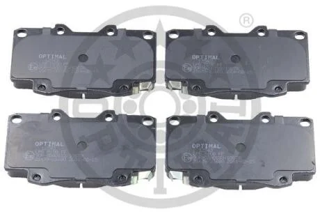 Тормозные колодки передние дисковые Optimal BP-12543