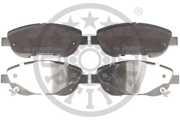 Тормозные колодки передние дисковые Optimal BP-12551 (фото 1)