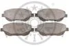 Тормозные колодки передние дисковые Optimal BP-12551 (фото 2)