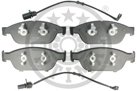 Гальмівні колодки передні дискові Optimal BP-12552
