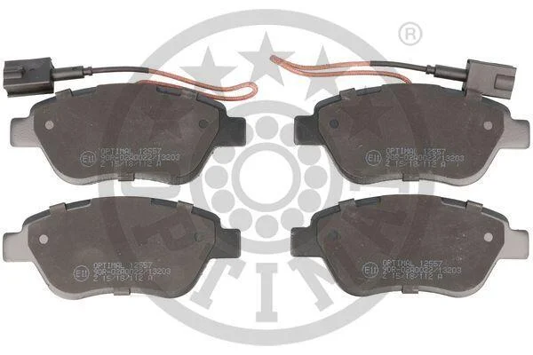 Гальмівні колодки передні дискові Optimal BP-12557 (фото 1)