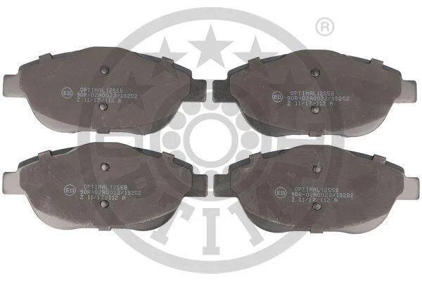 Тормозные колодки передние дисковые Optimal BP-12558 (фото 1)