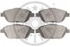 Тормозные колодки передние дисковые Optimal BP-12558 (фото 2)