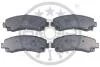 Гальмівні колодки передні дискові Optimal BP-12562 (фото 1)
