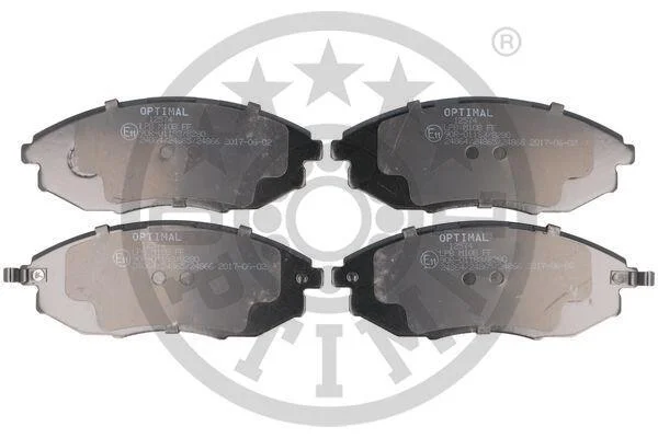 Гальмівні колодки передні дискові Optimal BP-12574 (фото 1)