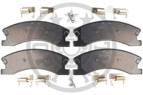 Тормозные колодки передние дисковые Optimal BP-12580