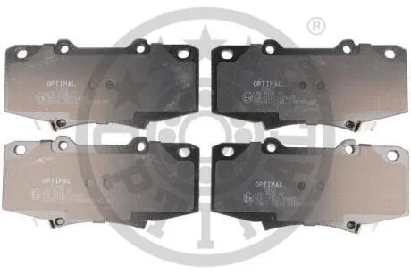 Тормозные колодки передние дисковые Optimal BP-12602