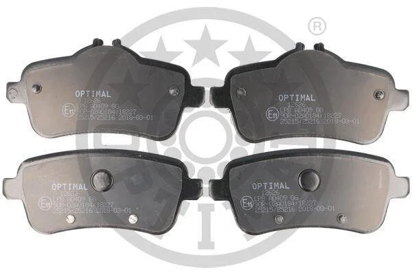 Гальмівні колодки дискові Optimal BP-12626 (фото 1)