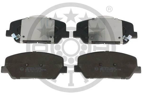 Гальмівні колодки передні дискові Optimal BP-12628 (фото 1)
