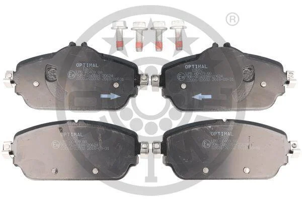 Гальмівні колодки передні дискові Optimal BP-12652 (фото 1)