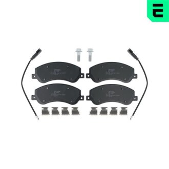 Тормозные колодки передние дисковые Optimal BP-12656