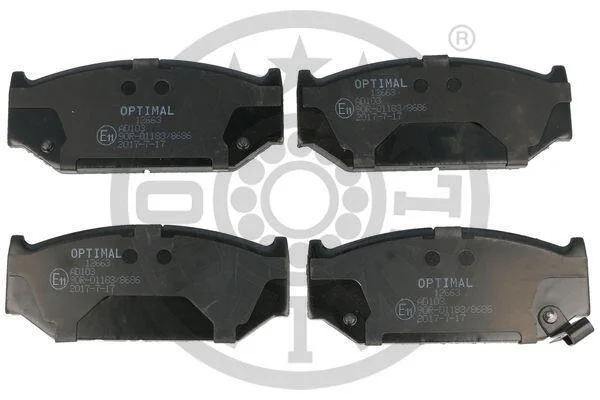 Тормозные колодки передние дисковые Optimal BP-12663 (фото 1)