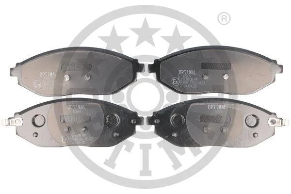 Гальмівні колодки передні дискові Optimal BP-12669 (фото 1)