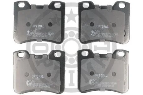 Тормозные колодки передние дисковые Optimal BP-12720