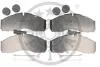Гальмівні колодки передні дискові Optimal BP-12739 (фото 1)