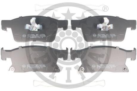 Гальмівні колодки дискові Optimal BP-12746