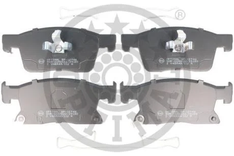 Тормозные колодки передние дисковые Optimal BP-12746