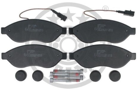 Тормозные колодки передние дисковые Optimal BP-12750
