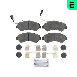 Тормозные колодки передние дисковые Optimal BP-12959