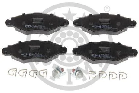 Тормозные колодки передние дисковые Optimal BP-64320