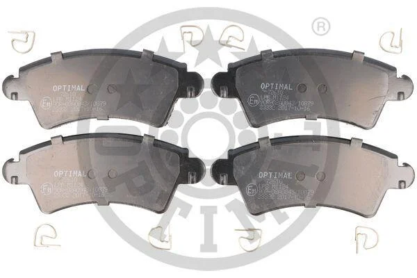 Тормозные колодки передние дисковые Optimal BP-72610 (фото 1)