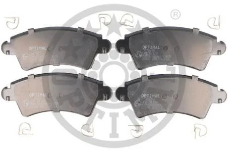 Тормозные колодки передние дисковые Optimal BP-72610