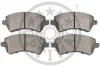 Тормозные колодки передние дисковые Optimal BP-82212 (фото 2)