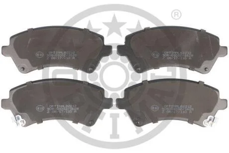 Тормозные колодки передние дисковые Optimal BP-82212