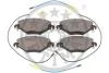 Тормозные колодки передние дисковые Optimal BP-82804 (фото 2)