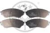 Тормозные колодки передние дисковые Optimal BP-84501 (фото 1)