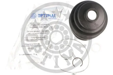 Пильовик ШРУСу двосторонній гума зовнішній передній міст Optimal CVB-10403CR