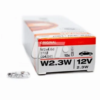 Автолампа Osram (2,3W 12V W2x4,6D) OSRAM 2723