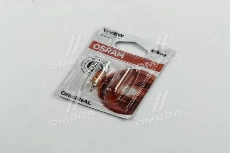 Автолампа Osram (5W 12V W2.1X9.5D) OSRAM 2827NA-02B