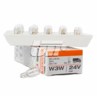 Автолампа Osram (3W 24V W2,1X9,5D) OSRAM 2841