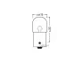 Лампа R5W; R5W 12V 5W BA15S OSRAM 5007 (фото 5)