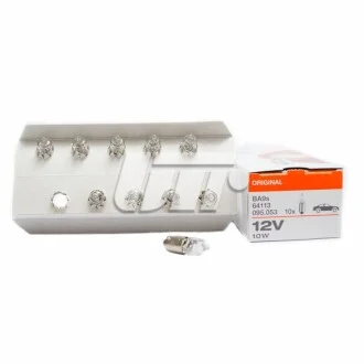 Автолампа Osram (10W 12V BA9S) OSRAM 64113