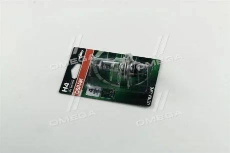 Лампа галогенная P43t, H4 OSRAM 64193ULT-01B