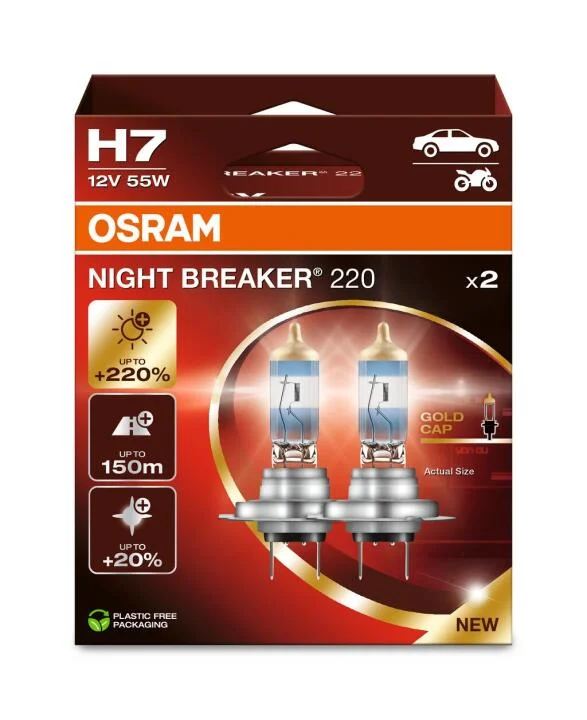 Автомобільна лампа 2шт OSRAM 64210NB220-2HB (фото 1)