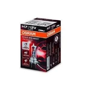 Лампа фарна H7 12v 55w Px26d Night Breaker (+90%) OSRAM 64210NBU