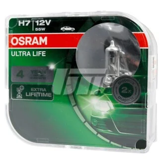 Лампа галогенна PX26d, H7 OSRAM 64210ULT-HCB