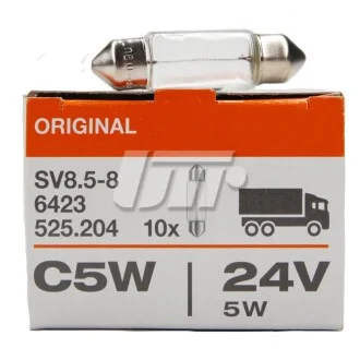 Автолампа Osram (5W 24V SV8,5-8) OSRAM 6423