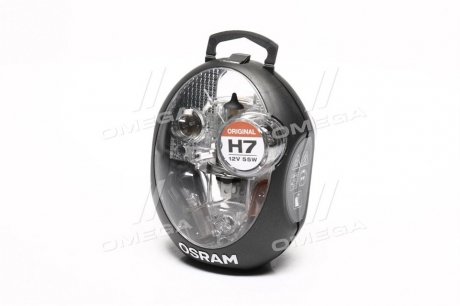 Лампа фарна (набір) H7 12V 55W PX26d OSRAM CLKMH7