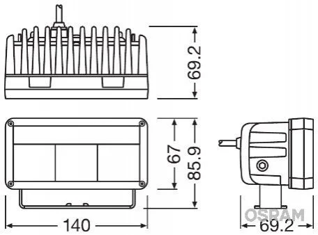 Фара дневного света OSRAM LEDDL102-WD (фото 1)