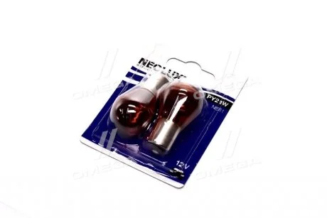 Лампа вспомог. освещение РY21W 12V 21W ВАU15s (blister 2шт) (выр-во Neolux) OSRAM N581-02B