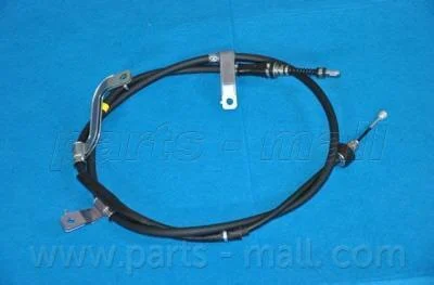 Трос ручного гальма HYUNDAI ELANTRA MD прав. (вир-во Parts-Mall) PARTS-MALL PTA-873 (фото 1)