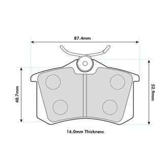Колодки тормозов. Peugeot/Citroen 1647873680